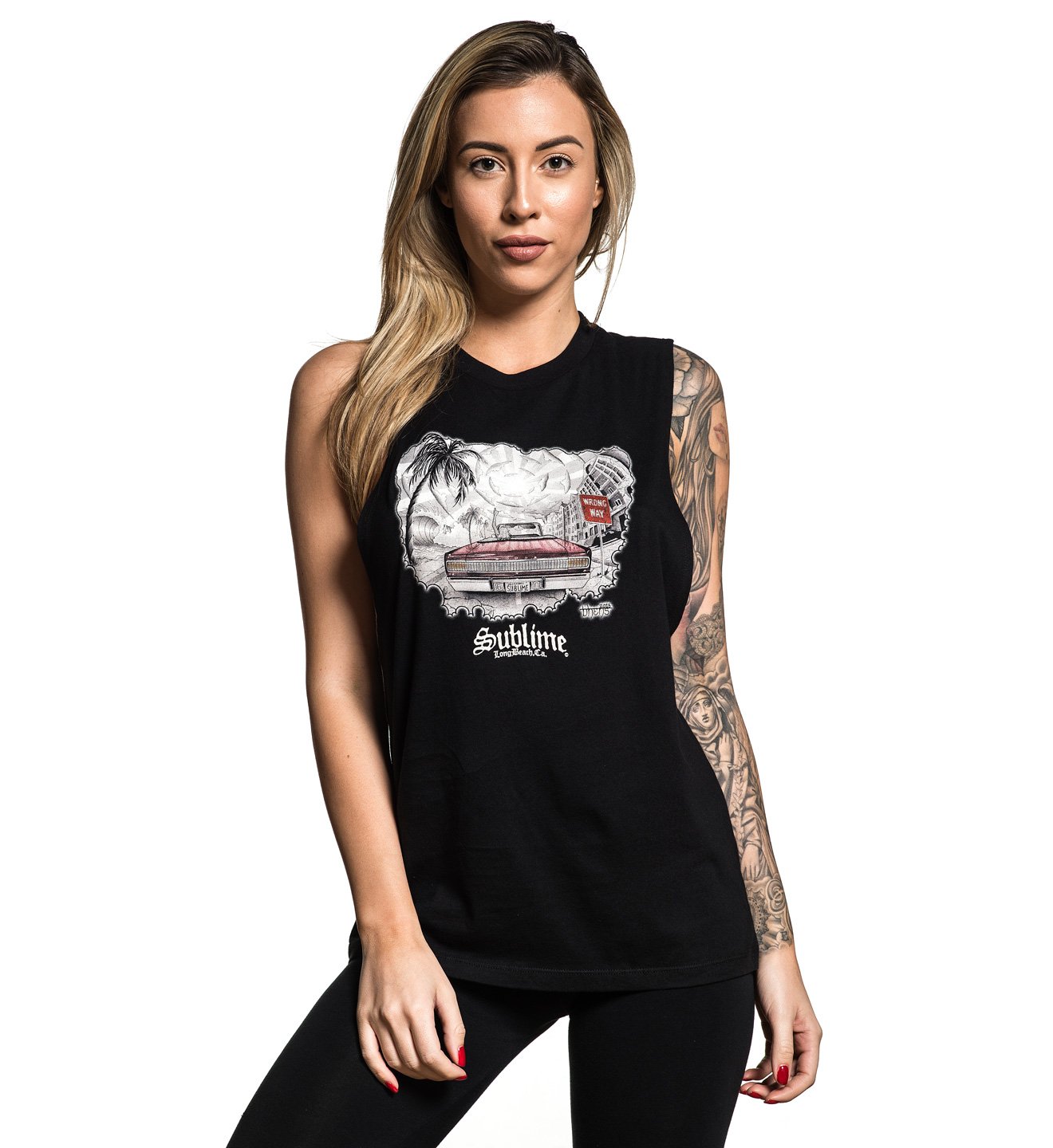 Wrong Day Womens Muscle Tee - Sullen Clothing